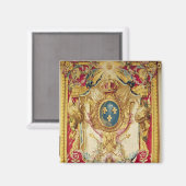 Wappen der französischen Königlichen Familie Magnet (Vorderseite/Rückseite)