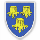 Wappen der Gemeinde Allerød Aufkleber (Vorderseite)