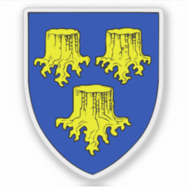 Wappen der Gemeinde Allerød Aufkleber
