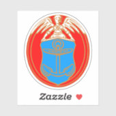 Wappen der Gemeinde Dragør Aufkleber (Blatt)