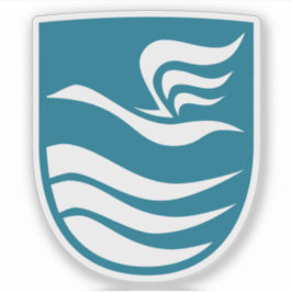 Wappen der Gemeinde Furesø Aufkleber