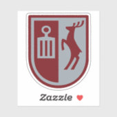 Wappen der Gemeinde Herlev Aufkleber (Blatt)