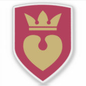 Wappen der Gemeinde Hillerød Aufkleber (Vorderseite)