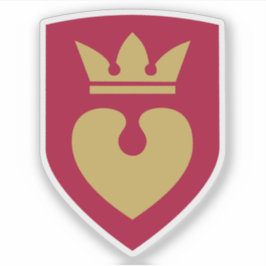 Wappen der Gemeinde Hillerød Aufkleber