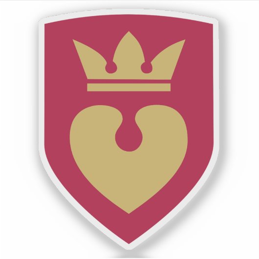 Wappen der Gemeinde Hillerød Aufkleber (Vorderseite)