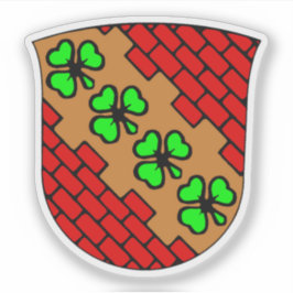 Wappen der Gemeinde Høje-Taastrup Aufkleber