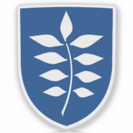 Wappen der Gemeinde Rudersdal Aufkleber