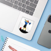 Wappen der Gemeinde Säter, Schweden Aufkleber (Laptop mit iPhone)