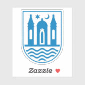 Wappen der Gemeinde Svendborg Aufkleber (Blatt)