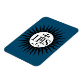 Wappen der Gesellschaft Jesu Monogramm Magnet (Linke Seite)