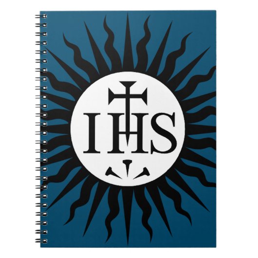 Wappen der Gesellschaft Jesu Monogramm Notizblock (Vorderseite)