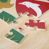 Wappen: Der heraldische Hintergrund. Puzzle (Seite)