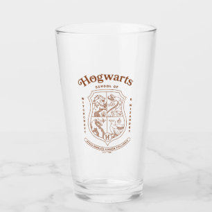 Wappen der HOGWARTS™ Schule für Hexerei und Zauber Glas
