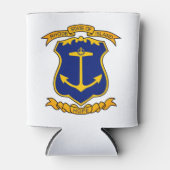 Wappen der Insel Rhode Dosenkühler (Vorderseite)