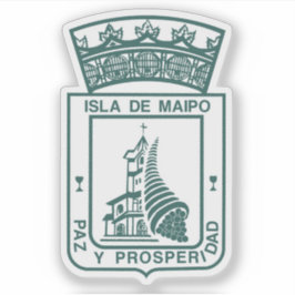 Wappen der Isla de Maipo, Chile Aufkleber