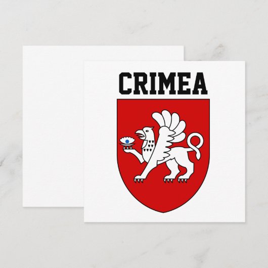 Wappen der Krim (Vorne/Hinten)