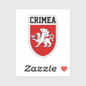 Wappen der Krim Aufkleber (Blatt)