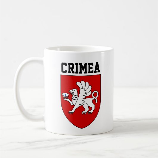 Wappen der Krim Kaffeetasse (Links)