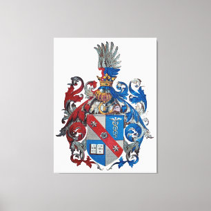 Wappen der Ludwig von Mises-Familie Leinwanddruck