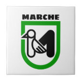 Wappen der Marken (Italien) Fliese (Vorderseite)
