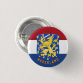 Wappen der Niederlande Button (Vorne & Hinten)