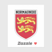 Wappen der Normandie - FRANKREICH Aufkleber (Blatt)