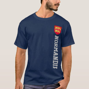 Wappen der Normandie - FRANKREICH-T - Shirt