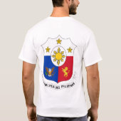 Wappen der Philippinen T-Shirt (Rückseite)