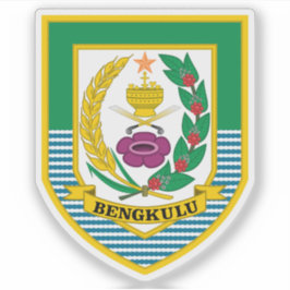 Wappen der Provinz Bengkulu, Indonesien Aufkleber