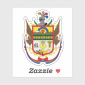 Wappen der Provinz Chimborazo, Ecuador Aufkleber (Blatt)