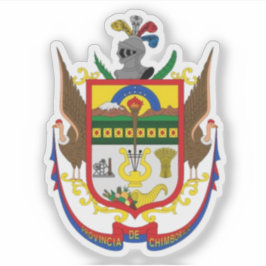 Wappen der Provinz Chimborazo, Ecuador Aufkleber