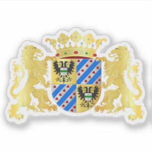 Wappen der Provinz Groningen, Niederlande Aufkleber