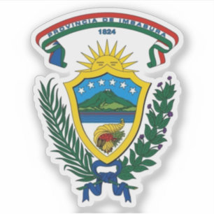 Wappen der Provinz Imbabura, Ecuador Aufkleber