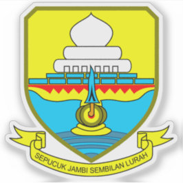 Wappen der Provinz Jambi, Indonesien Aufkleber