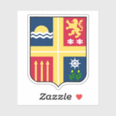 Wappen der Provinz La Romana Aufkleber (Blatt)