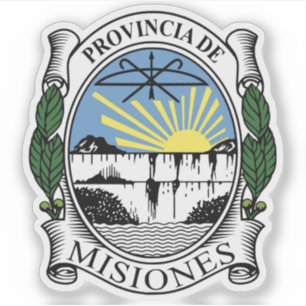 Wappen der Provinz Misiones, Argentinien Aufkleber
