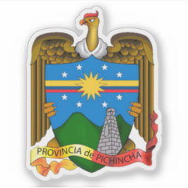 Wappen der Provinz Pichincha, Ecuador Aufkleber