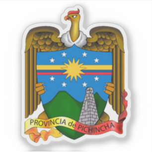 Wappen der Provinz Pichincha, Ecuador Aufkleber