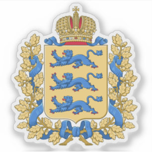 Wappen der Regierung Estlands Aufkleber