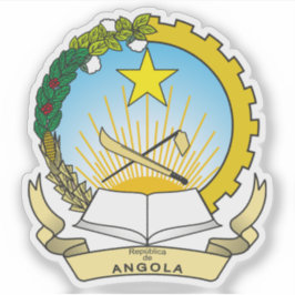 Wappen der Republik Angola Aufkleber