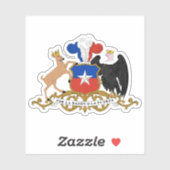 Wappen der Republik Chile Aufkleber (Blatt)