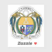 Wappen der Republik Nauru Aufkleber (Blatt)