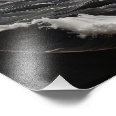 Wappen der Schöpfung: Sonnenlicht durch eine Ozean Fotodruck (Ecke)