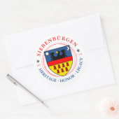 Wappen der Siebenbürger Sachsen Runder Aufkleber (Umschlag)