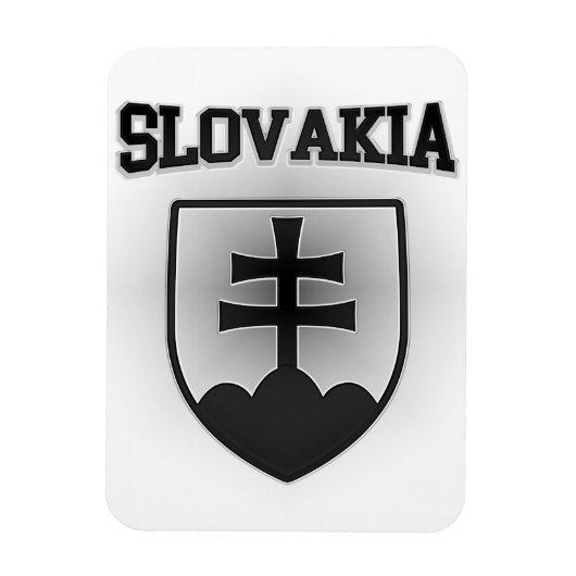 Wappen der Slowakei Magnet (Vertikal)