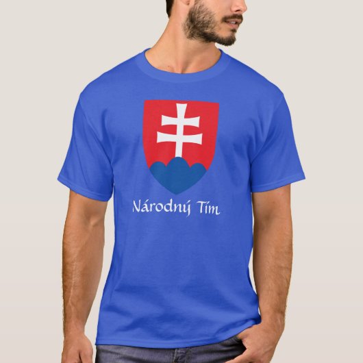 Wappen der Slowakei Národný Tím T - Shirt (Vorderseite)