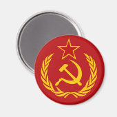 Wappen der sowjetischen Gewerkschaft Magnet (Vorderseite/Rückseite)