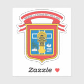 Wappen der Stadt Chiclayo, Peru Aufkleber (Blatt)