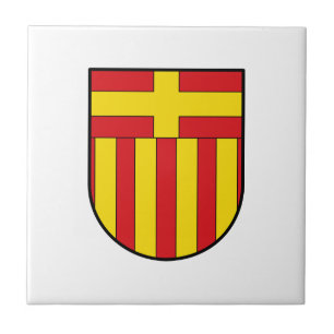 Wappen der Stadt Paderborn Deutschland Flagge Symb Fliese
