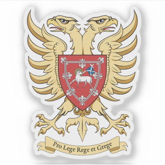 Wappen der Stadt Perth, Schottland Aufkleber (Vorderseite)